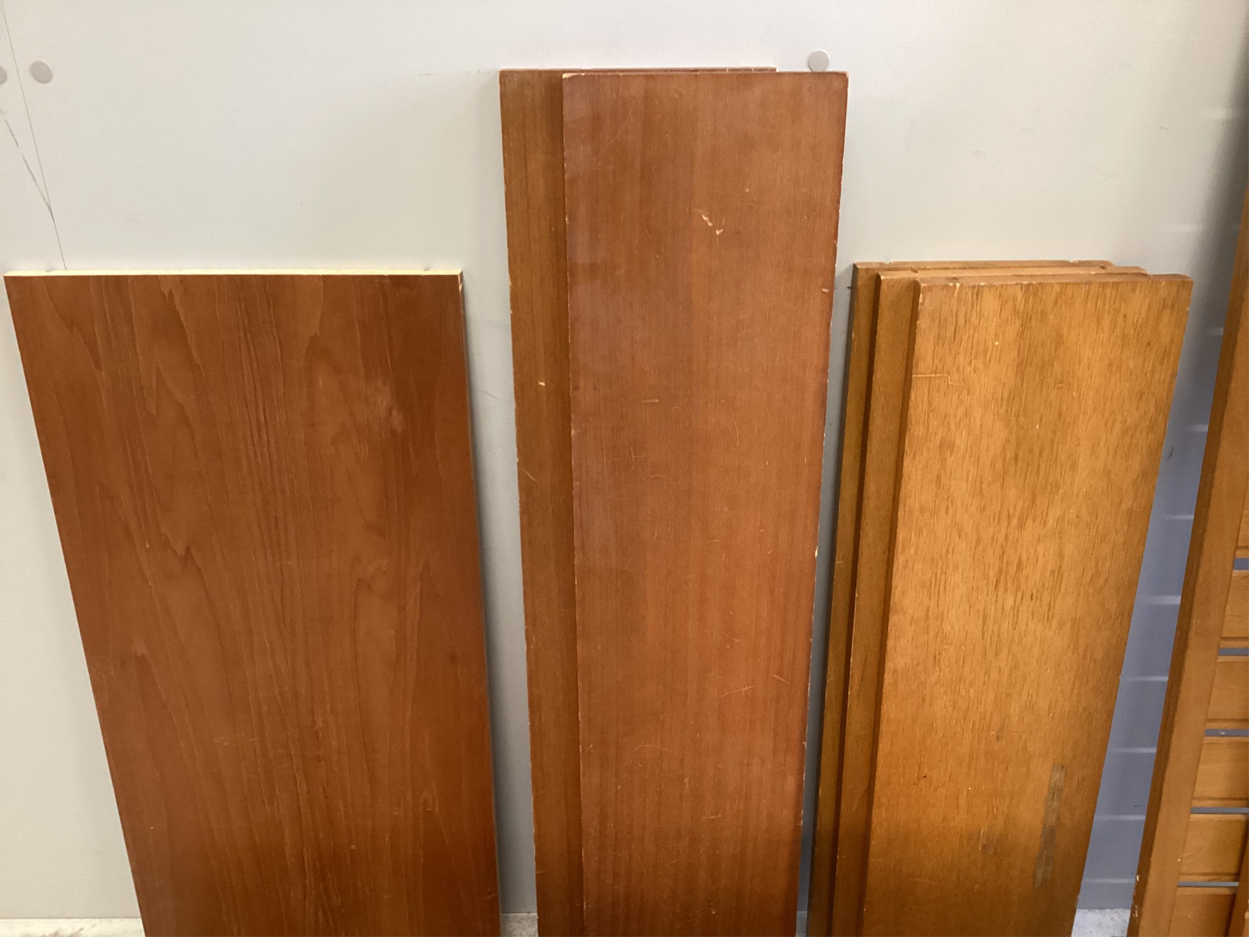 A Ladderax teak modular shelf unit